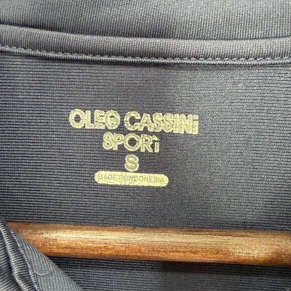 Oleg Cassini Sport Track Jacket Womens S Blue Green Zip Up Retro Y2K Athletic - Picture 4 of 5